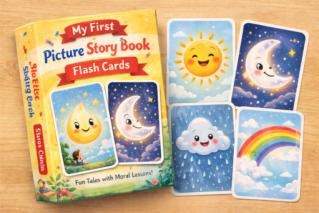 Toddler Flash Cards – First Words & Nature Learning Cards