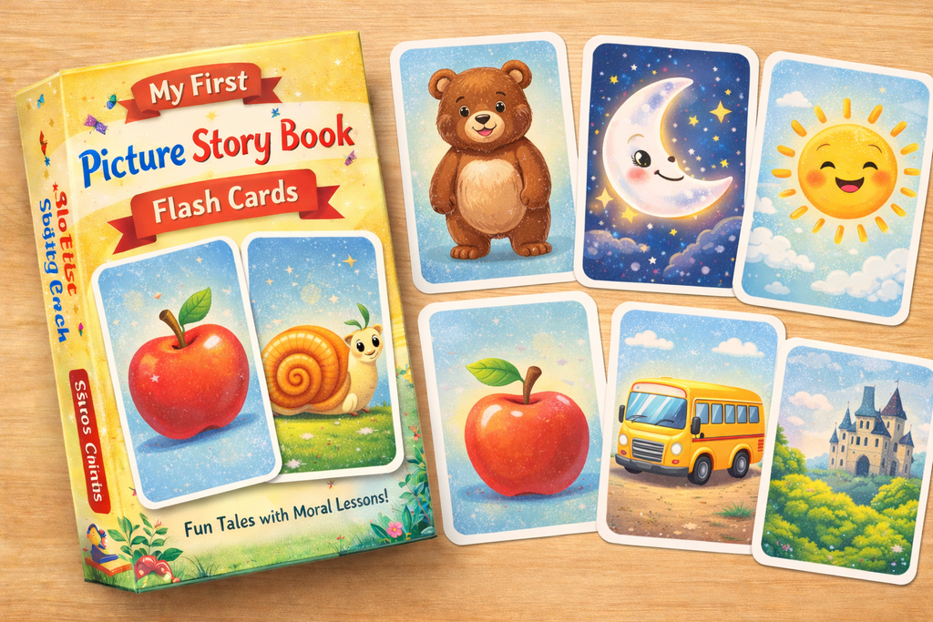 Toddler Flash Cards – First Words & Nature Learning Cards